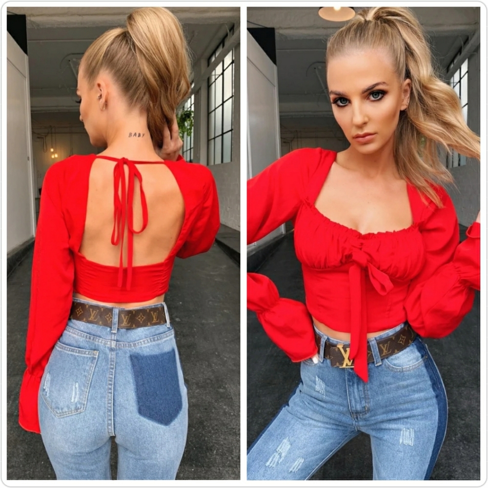 Tiger Mist Ocho crop top